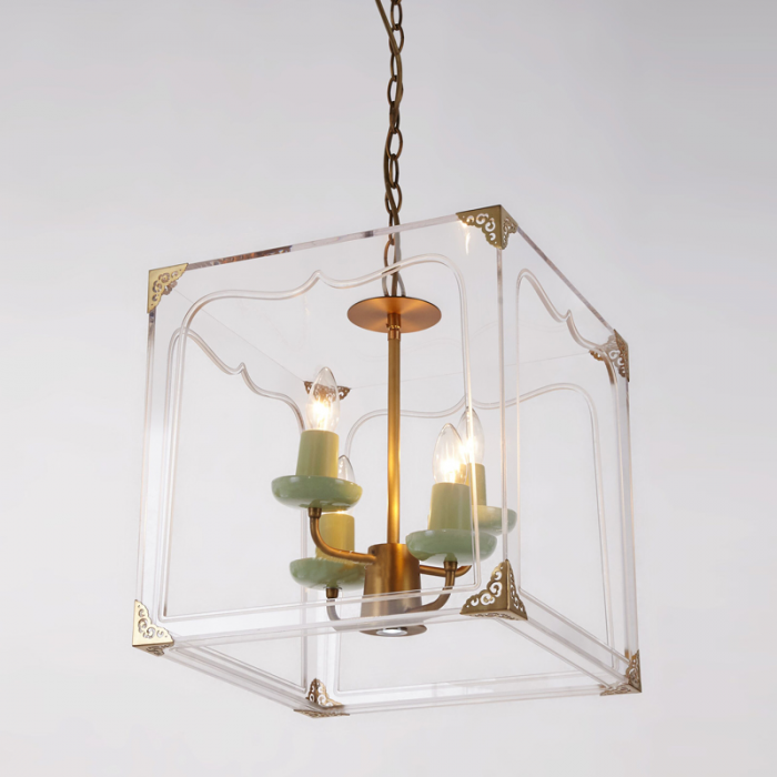 Люстра Glass Clear Cube Люстра Glass Clear Cube в Волгограде | Loft Concept