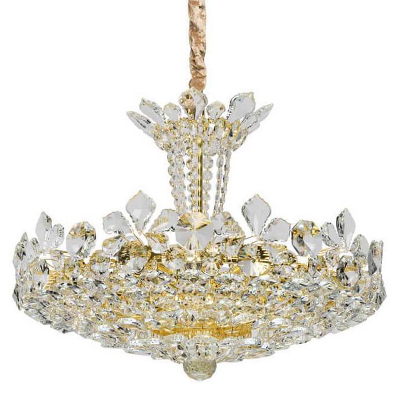Люстра Griselda Crystal Chandelier gold Золотой Прозрачный Люстра Griselda Crystal Chandelier gold Золотой Прозрачный в Волгограде | Loft Concept
