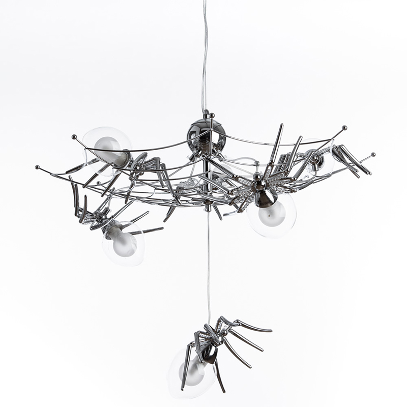 Потолочный светильник Паук Spiders lamp 6 Серебряный Потолочный светильник Паук Spiders lamp 6 Серебряный в Волгограде | Loft Concept