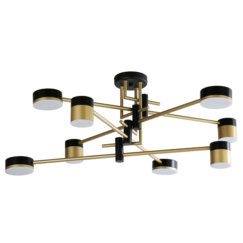 Светодиодная люстра Maxine Light 8 ламп Белый Золотой Черный Светодиодная люстра Maxine Light 8 ламп Белый Золотой Черный в Волгограде | Loft Concept