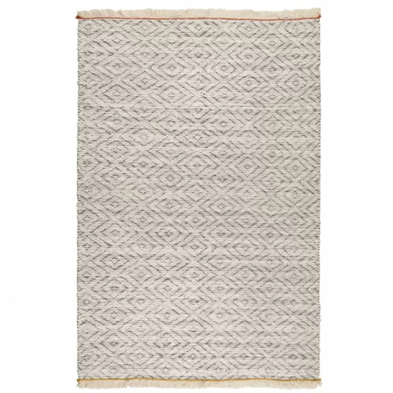 Ковер Mainyas Carpet 100% хлопок Белый Синий Ковер Mainyas Carpet 100% хлопок Белый Синий в Волгограде | Loft Concept