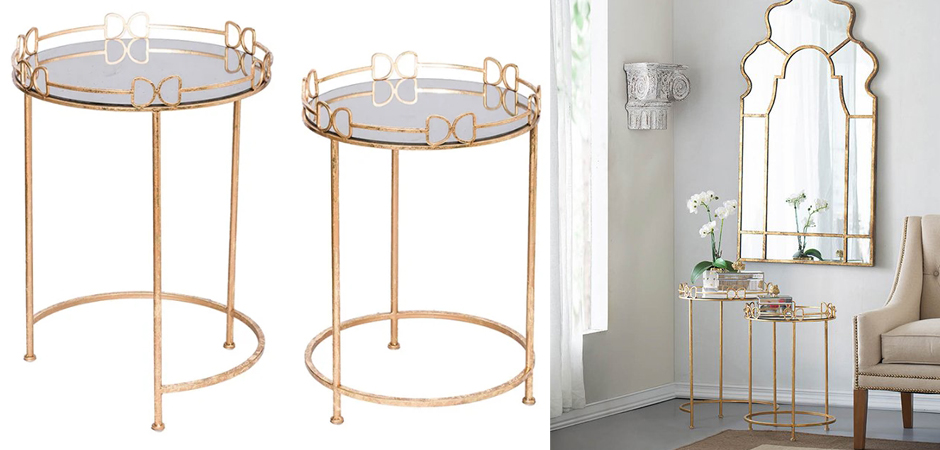 Приставной столик Round Table gold Приставной столик Round Table gold - Loft-Concept в Волгограде