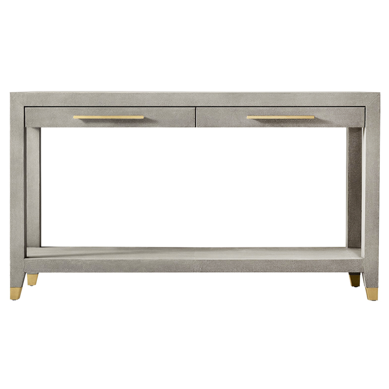 Charles Stingray Texture Console Grey Консоль скат Золотой Серый в Волгограде | Loft Concept 