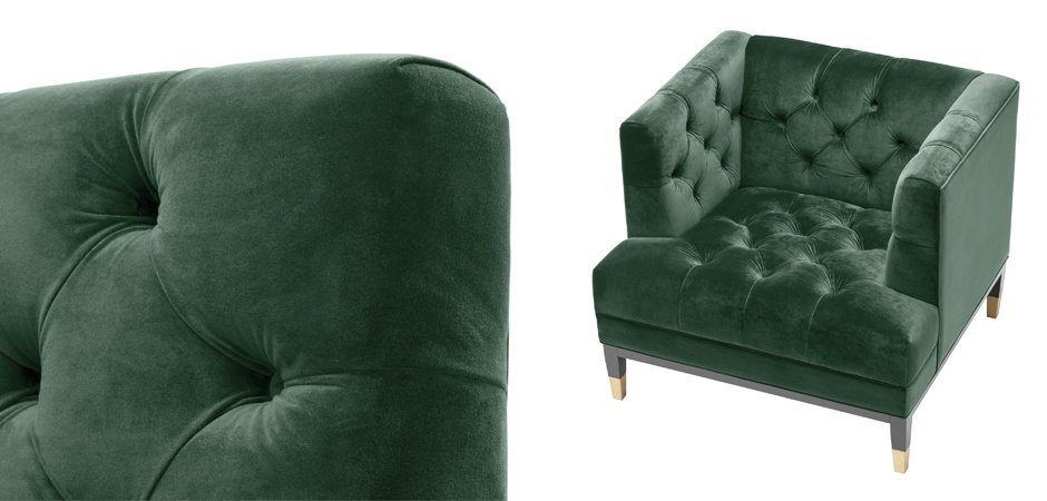 Кресло Eichholtz Chair Castelle Green Кресло Eichholtz Chair Castelle Green - Loft-Concept в Волгограде