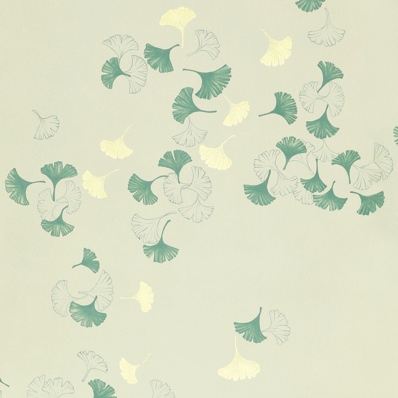 Обои ручная роспись Gingko Colourway SC-237 on grey painted Xuan paper  в Волгограде | Loft Concept 