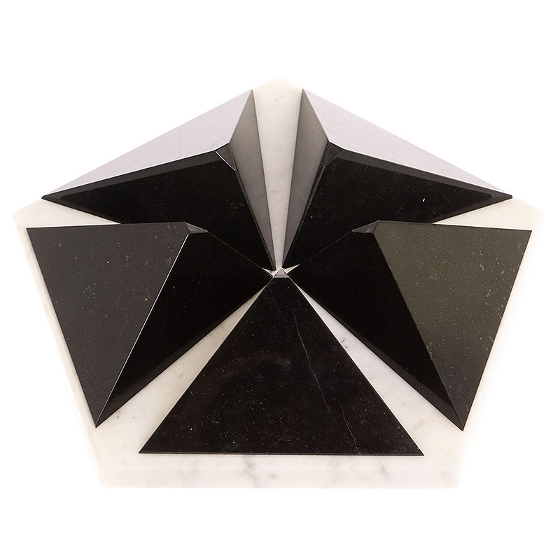 Подставка под шар в виде звезды из натуральных камней Змеевик Мрамор Natural Stone Sphere Stands Белый Черный Подставка под шар в виде звезды из натуральных камней Змеевик Мрамор Natural Stone Sphere Stands Белый Черный в Волгограде | Loft Concept