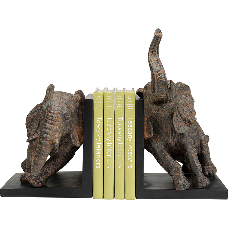 Держатель для книг Elephants Коричневый Держатель для книг Elephants Коричневый в Волгограде | Loft Concept