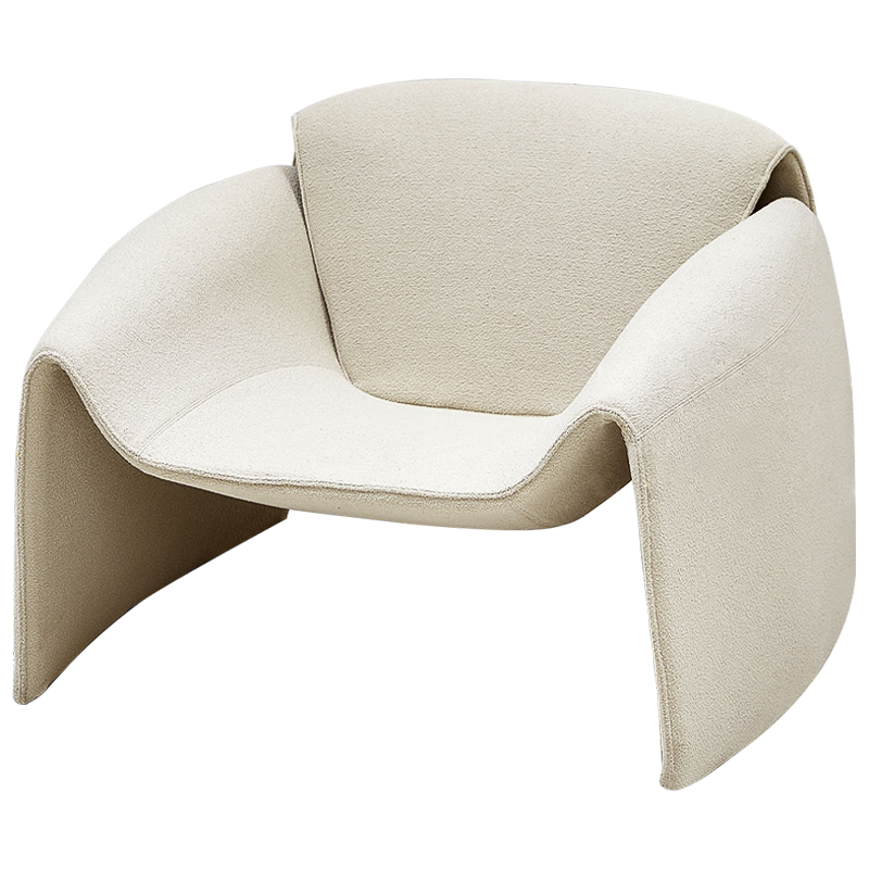 Кресло бежевое в стиле минимализм Chani Beige Armchair Бежевый Кресло бежевое в стиле минимализм Chani Beige Armchair Бежевый в Волгограде | Loft Concept