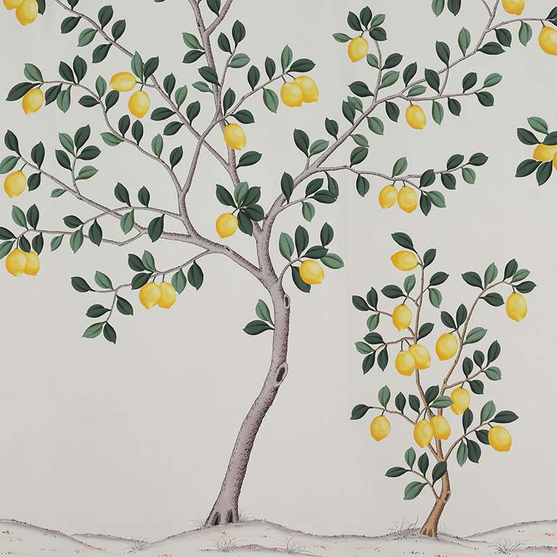 Обои ручная роспись Lemon Grove Bleached White Обои ручная роспись Lemon Grove Bleached White в Волгограде | Loft Concept