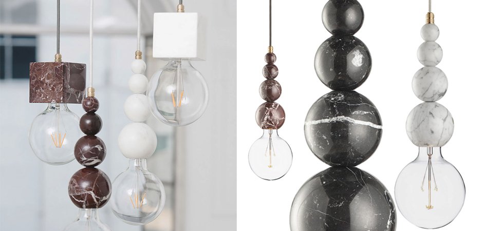 Подвесной светильник MARMOR SLIPP Bianco Подвесной светильник MARMOR SLIPP Bianco - Loft-Concept в Волгограде