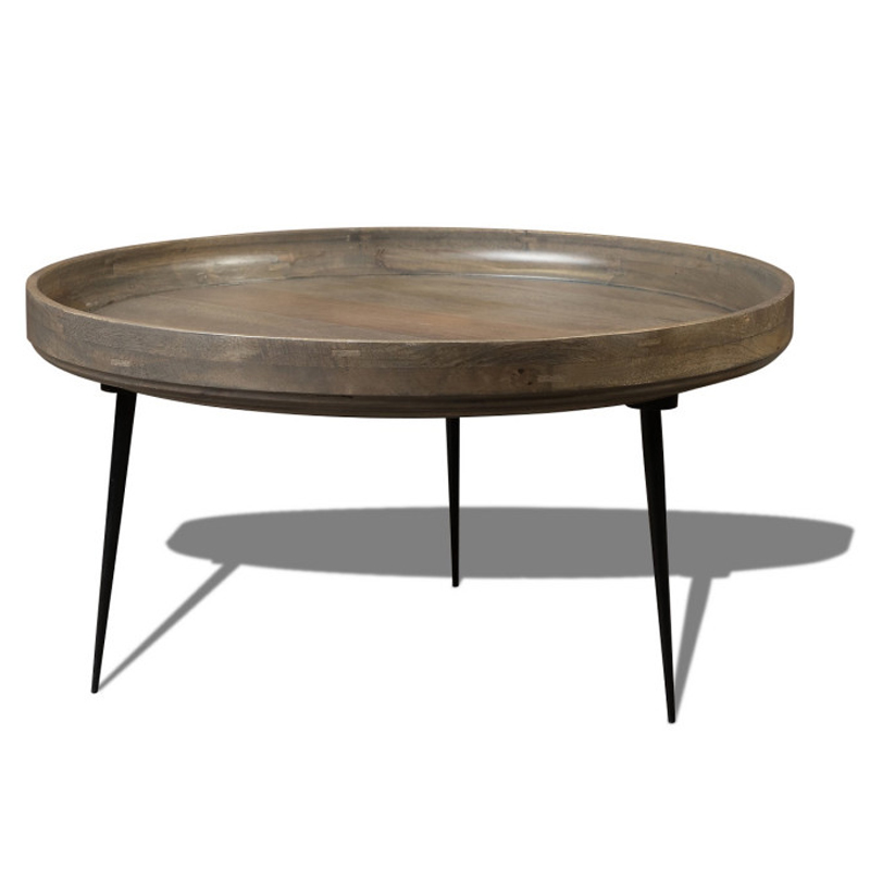 Кофейный стол Davidson Coffee Table platinum 40 Серый Черный Кофейный стол Davidson Coffee Table platinum 40 Серый Черный в Волгограде | Loft Concept
