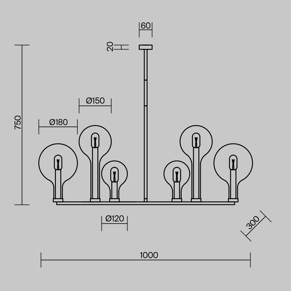 Люстра подвесная Status Е14 в Волгограде