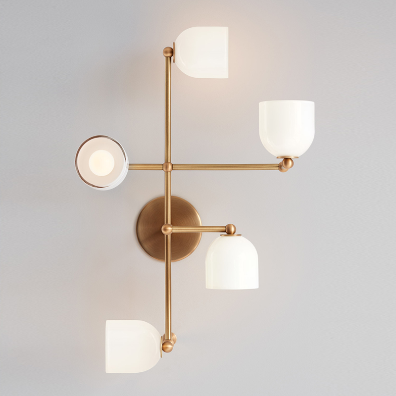 Бра Edie Sconce white Латунь Белый Бра Edie Sconce white Латунь Белый в Волгограде | Loft Concept