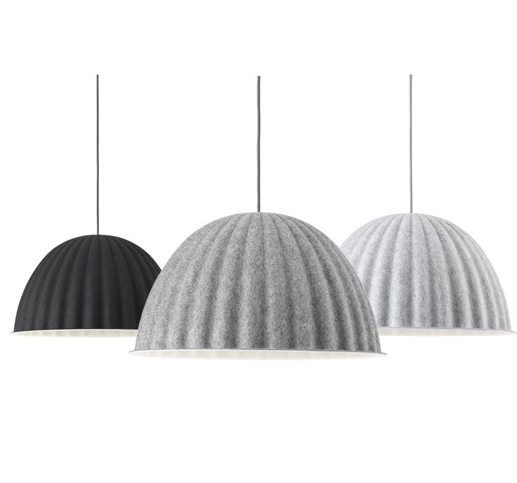 Светильник подвесной MUUTO Under the bell Светло-серый Серый Графитовый Светильник подвесной MUUTO Under the bell Светло-серый Серый Графитовый в Волгограде | Loft Concept