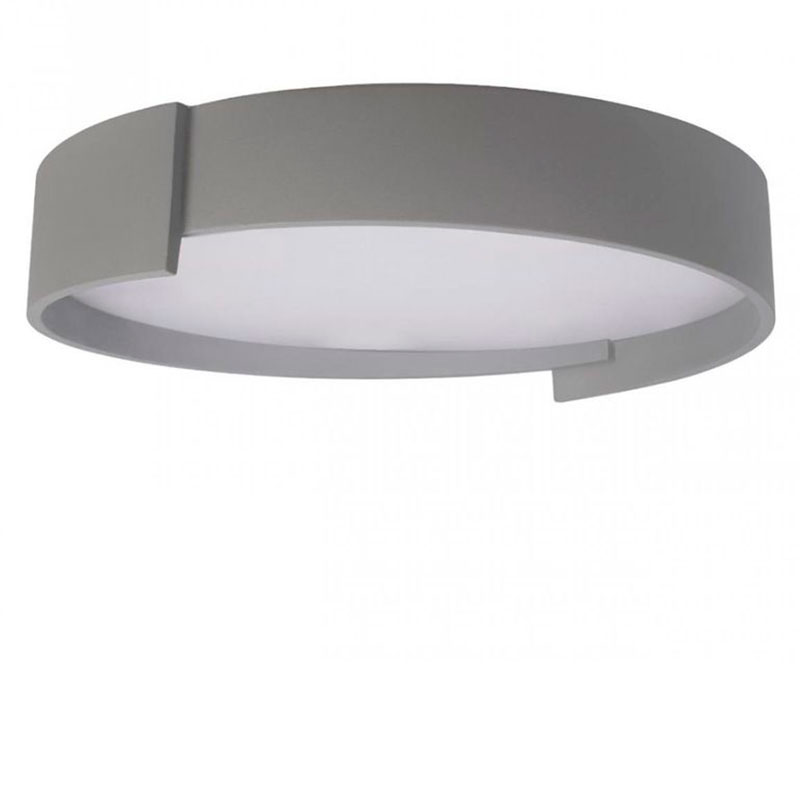 Светильник потолочный круглый Assol cup Gray диаметр 50 Серый в Волгограде | Loft Concept 