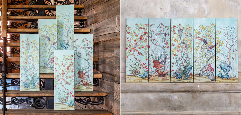 Постер Blue Chinoiserie 2 - Loft-Concept в Волгограде