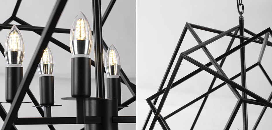 Люстра Cubist Small Chandelier Black Люстра Cubist Small Chandelier Black - Loft-Concept в Волгограде