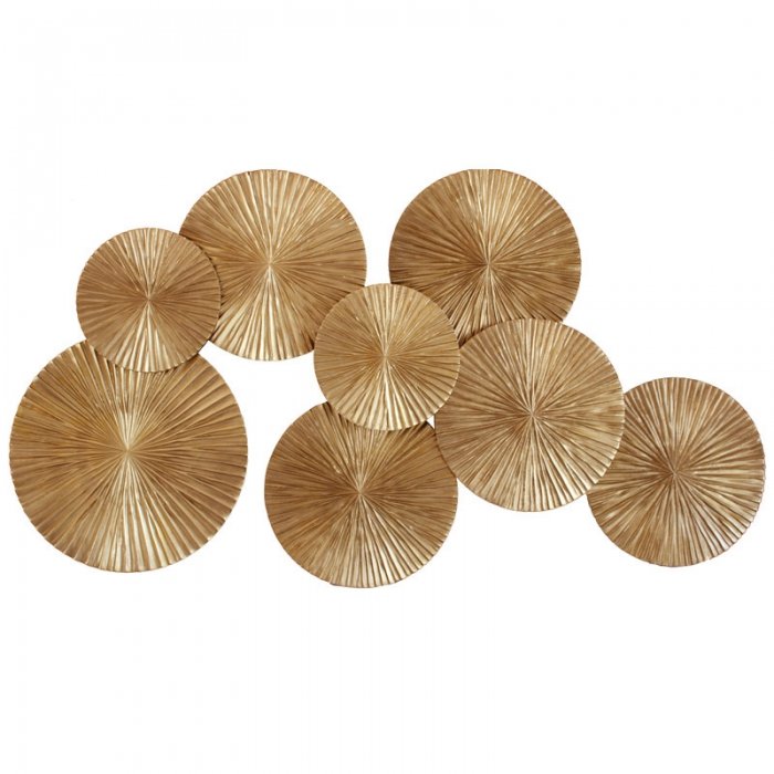 Арт-объект Apollo Gold Wall Plaque Disc Золотой Арт-объект Apollo Gold Wall Plaque Disc Золотой в Волгограде | Loft Concept