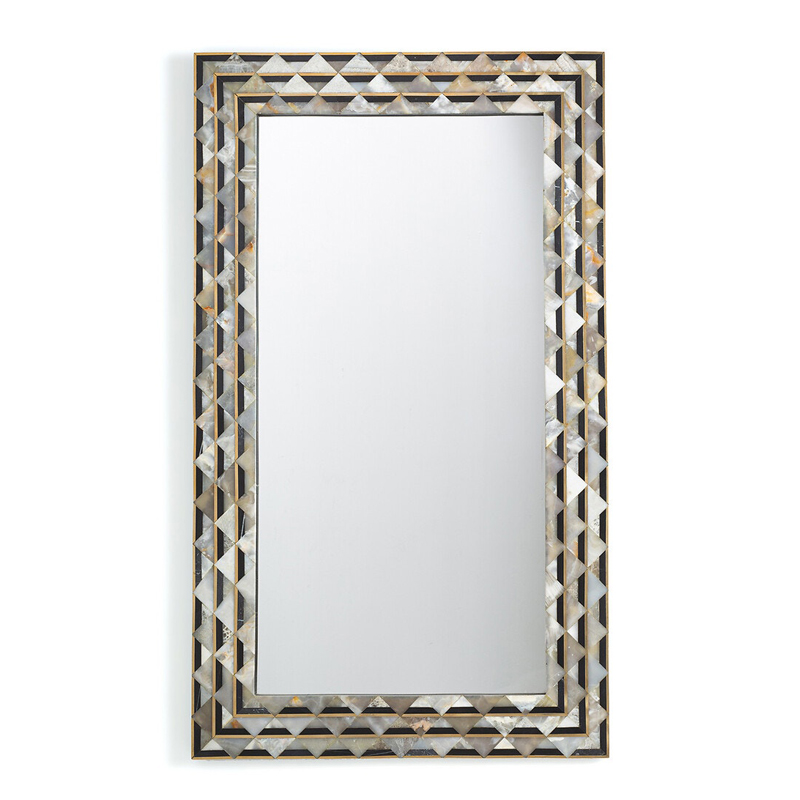Зеркало Mirror Inlaid Stones Черный Зеркало Mirror Inlaid Stones Черный в Волгограде | Loft Concept