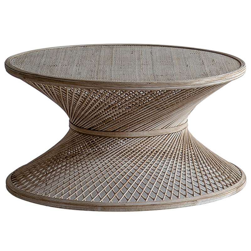 Кофейный стол Zaire Wicker Coffee Table Light Древесина Кофейный стол Zaire Wicker Coffee Table Light Древесина в Волгограде | Loft Concept