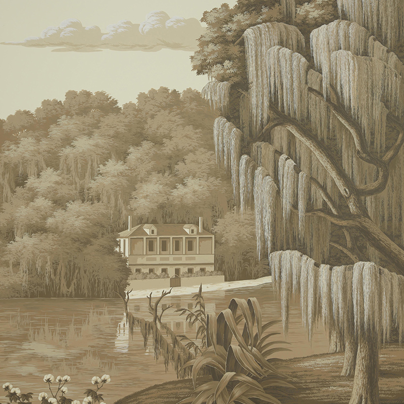 Обои ручная роспись North American River Views Sepia on scenic paper Обои ручная роспись North American River Views Sepia on scenic paper в Волгограде | Loft Concept