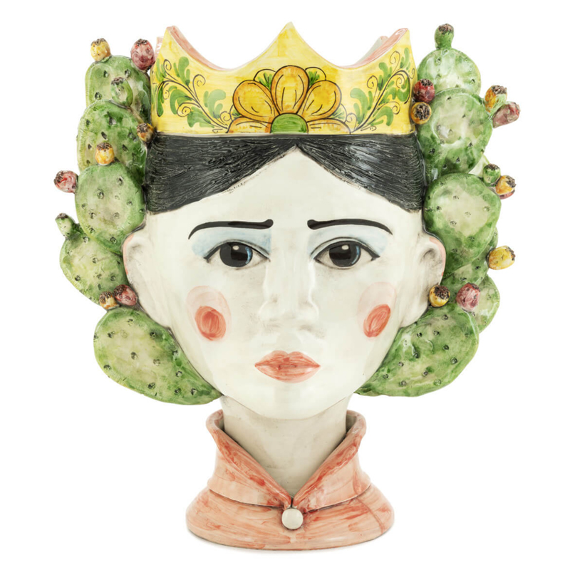 Ваза VASE HEAD LADY SICILY Мульти Ваза VASE HEAD LADY SICILY Мульти в Волгограде | Loft Concept