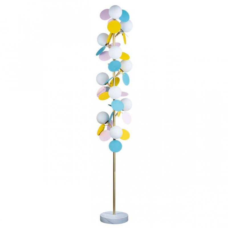 Торшер MATISSE Floor Lamp multicolor Мульти Золотой Белый в Волгограде | Loft Concept 