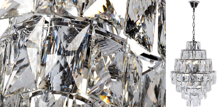 Люстра Tiers Crystal Light Chandelier 16 Люстра Tiers Crystal Light Chandelier 16 - Loft-Concept в Волгограде