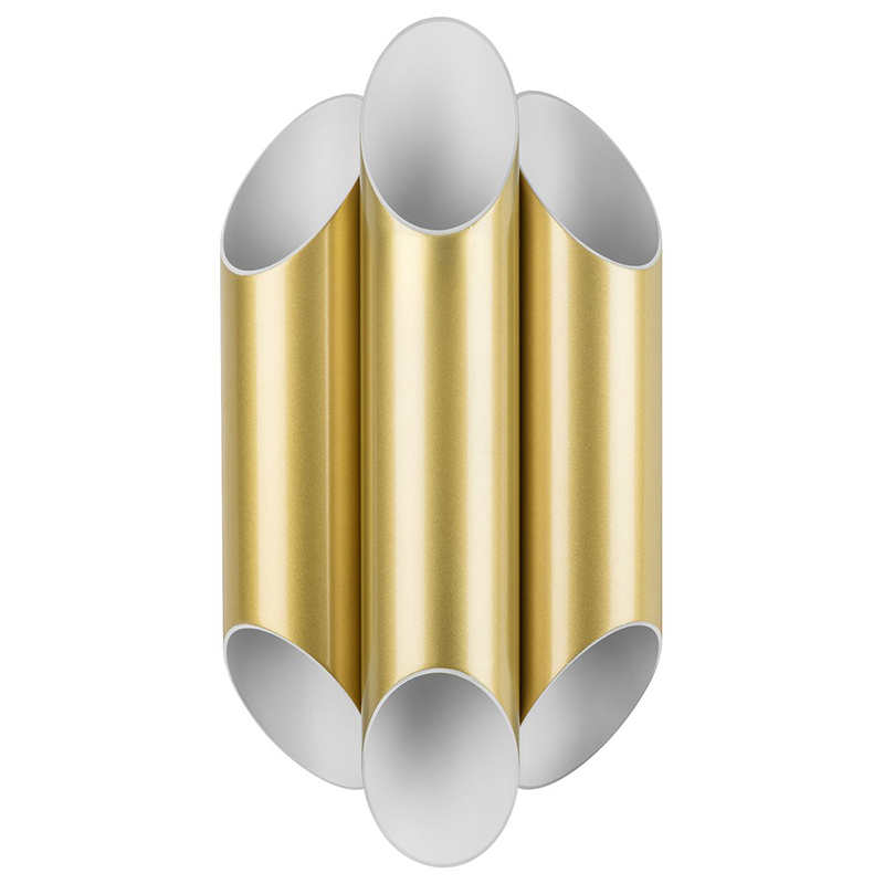 Бра Garbi Trio Gold Pipe Organ Sconce Золотой Белый Бра Garbi Trio Gold Pipe Organ Sconce Золотой Белый в Волгограде | Loft Concept