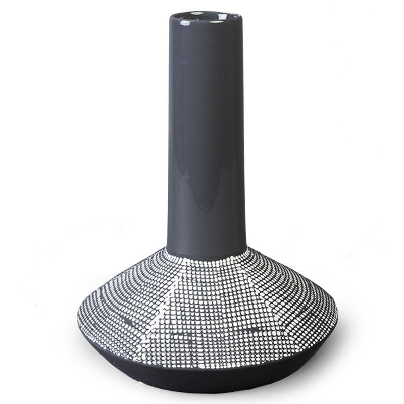 Ваза Liko Vase Черно-белый Ваза Liko Vase Черно-белый в Волгограде | Loft Concept