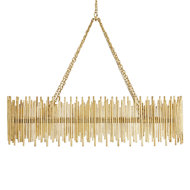 Люстра Arteriors PRESCOTT OVAL CHANDELIER Золотой Люстра Arteriors PRESCOTT OVAL CHANDELIER Золотой в Волгограде | Loft Concept