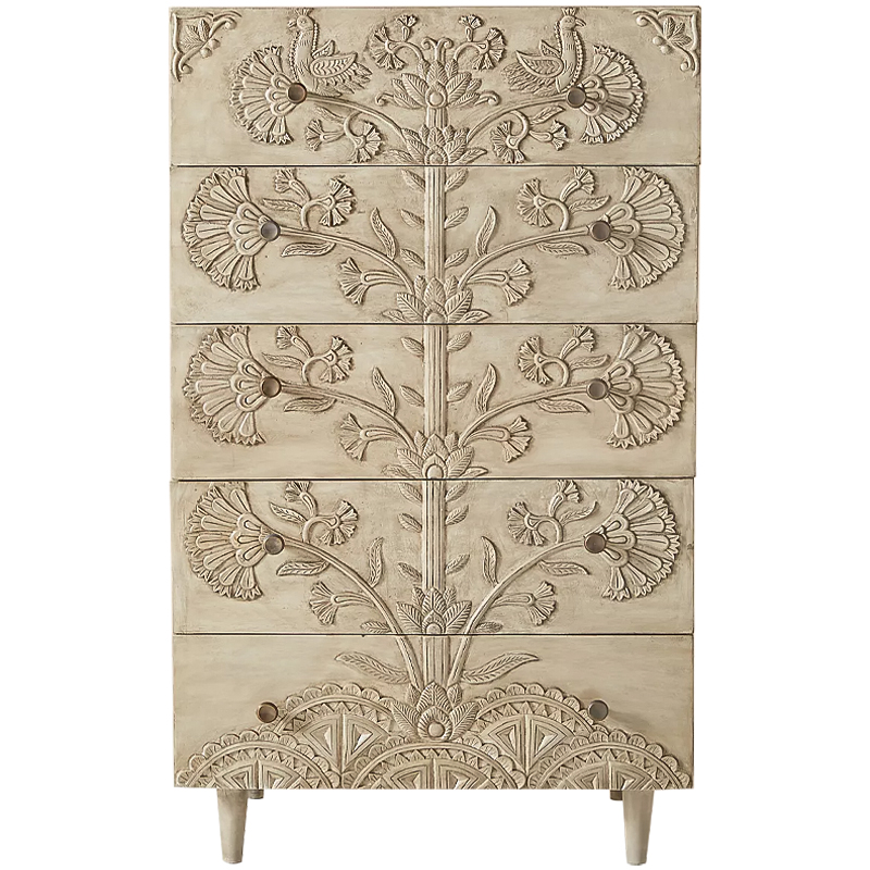 Комод Beale Five-Drawer Dresser Древесина Комод Beale Five-Drawer Dresser Древесина в Волгограде | Loft Concept