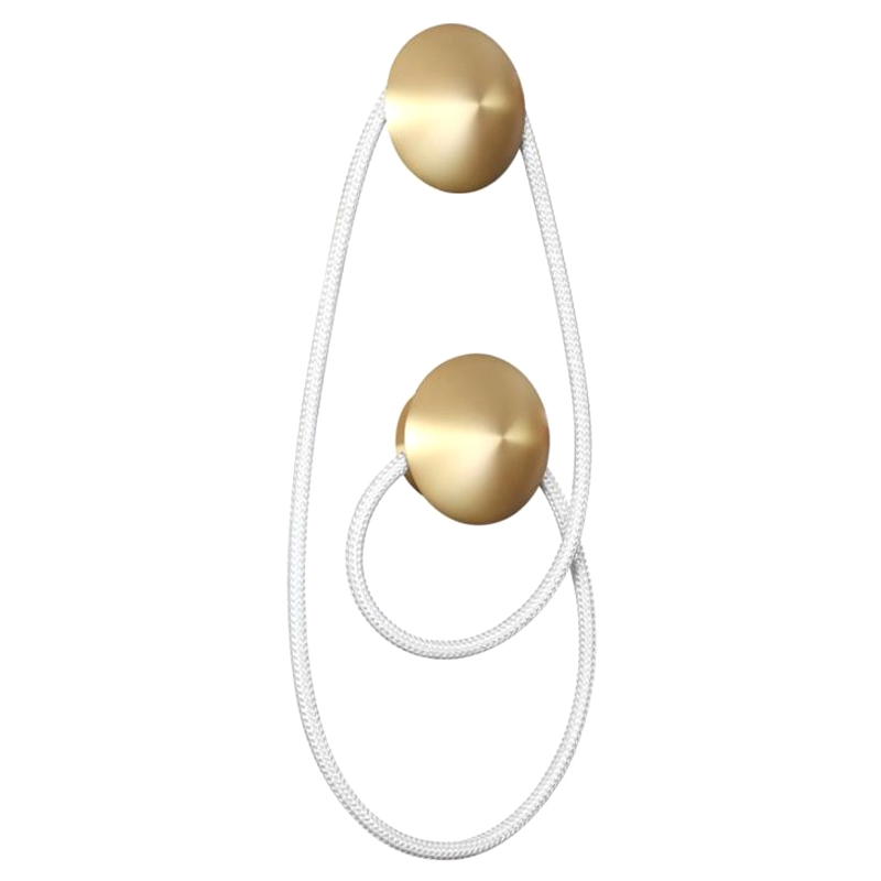 Бра Золотой LUKE LAMPCO TRACER LAMP с двумя крепежными планками Золотой Белый Бра Золотой LUKE LAMPCO TRACER LAMP с двумя крепежными планками Золотой Белый в Волгограде | Loft Concept