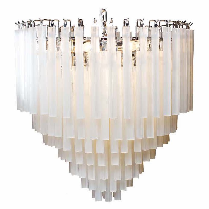 Люстра Odeon Chandelier Round Milk Хром Молочный Люстра Odeon Chandelier Round Milk Хром Молочный в Волгограде | Loft Concept