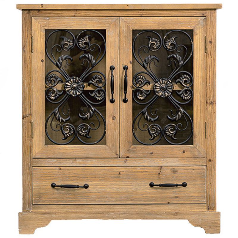 Комод Rosaire Provence Wood Chest of Drawers Древесина Черный Прозрачное Стекло Комод Rosaire Provence Wood Chest of Drawers Древесина Черный Прозрачное Стекло в Волгограде | Loft Concept