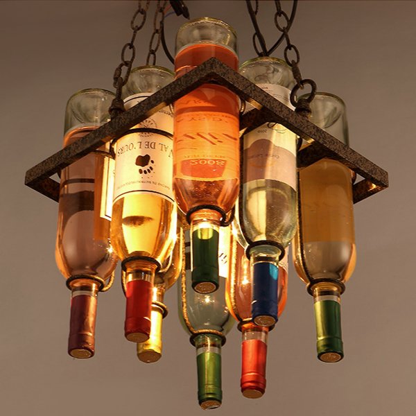 Люстра Bottle Bar Square Коричневый Люстра Bottle Bar Square Коричневый в Волгограде | Loft Concept