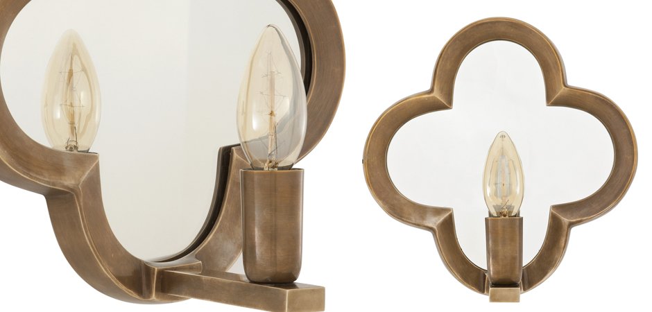 Бра Eichholtz Wall Lamp West Lake Brass - Loft-Concept в Волгограде