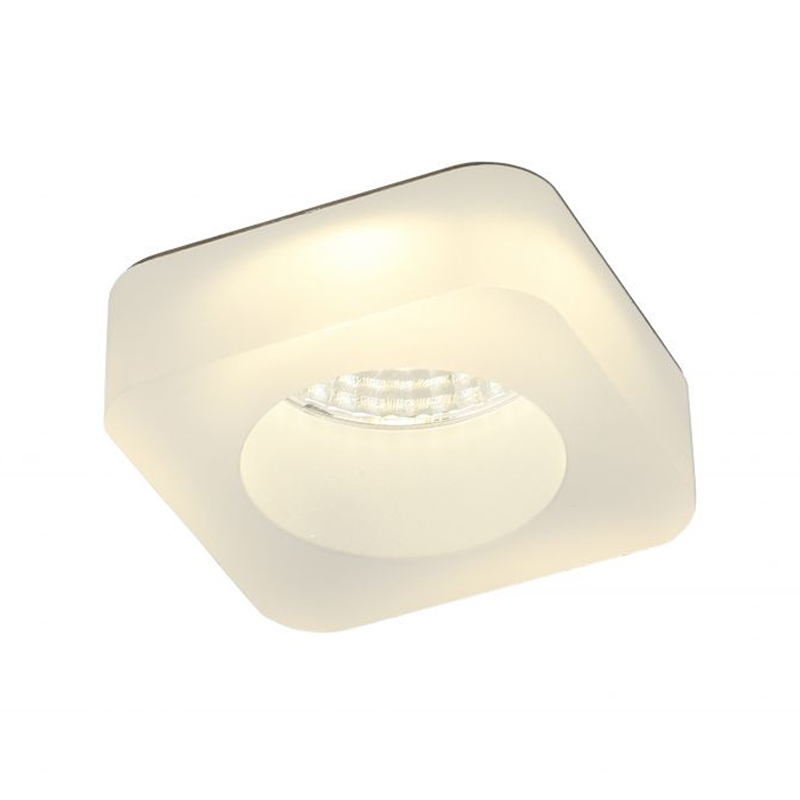 Квадратный светодиодный спот Embedded Light White Белый Квадратный светодиодный спот Embedded Light White Белый в Волгограде | Loft Concept