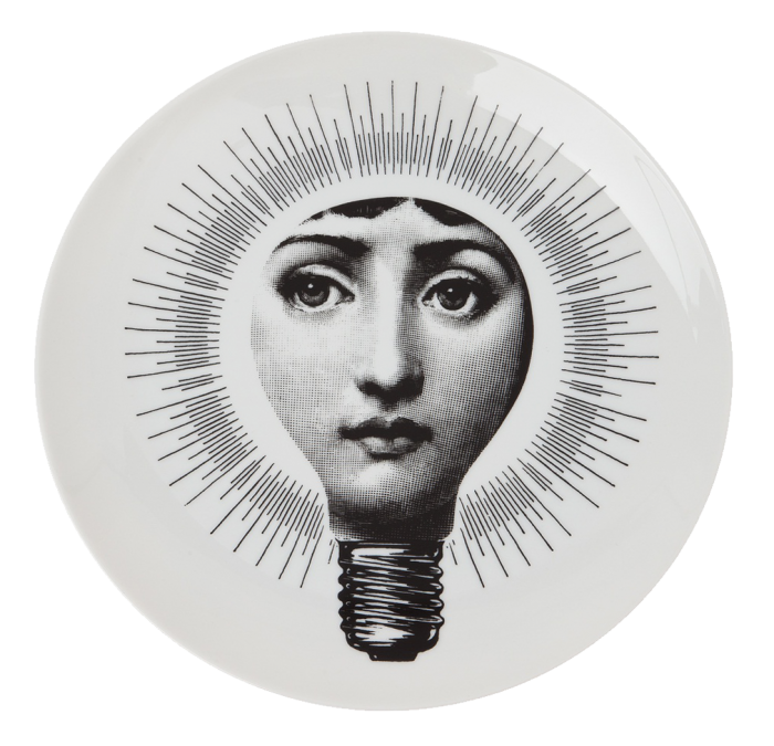 Декоративная тарелка Fornasetti 083 Черный Декоративная тарелка Fornasetti 083 Черный в Волгограде | Loft Concept