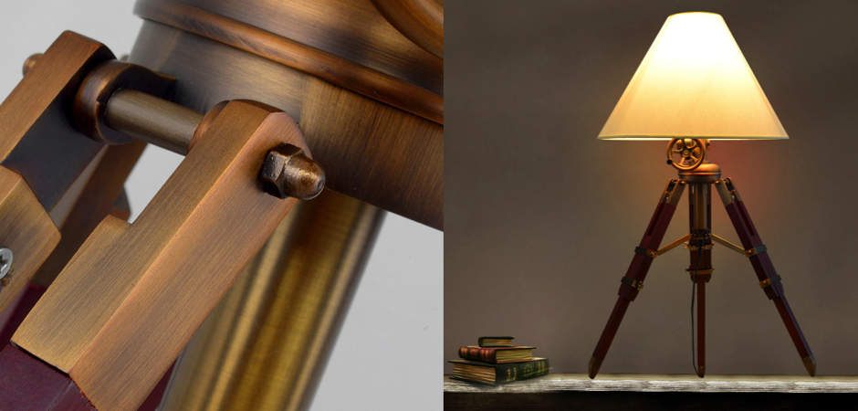 Настольная лампа Table Standing Lamp Red Настольная лампа Table Standing Lamp Red - Loft-Concept в Волгограде