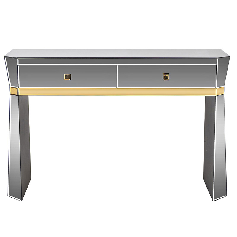 Консоль зеркальная Emiliano Mirrored Console Зеркало Золотой Консоль зеркальная Emiliano Mirrored Console Зеркало Золотой в Волгограде | Loft Concept