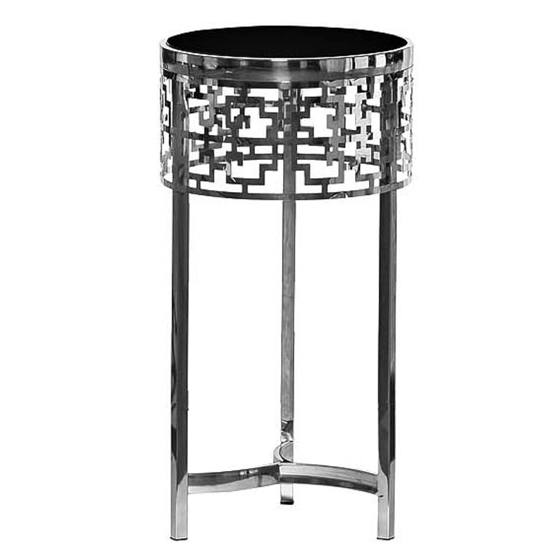 Подставка Yen Geometry silver 70 Серебряный Подставка Yen Geometry silver 70 Серебряный в Волгограде | Loft Concept