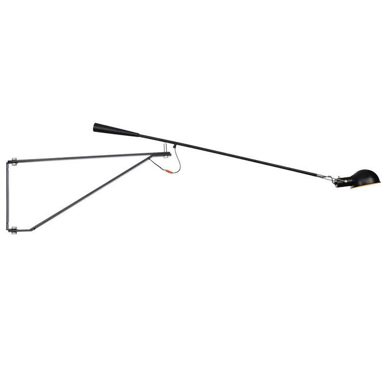Настенный светильник FLOS Mod 265 Wall Lamp Black by Paolo Rizzatto 205 см Черный Настенный светильник FLOS Mod 265 Wall Lamp Black by Paolo Rizzatto 205 см Черный в Волгограде | Loft Concept
