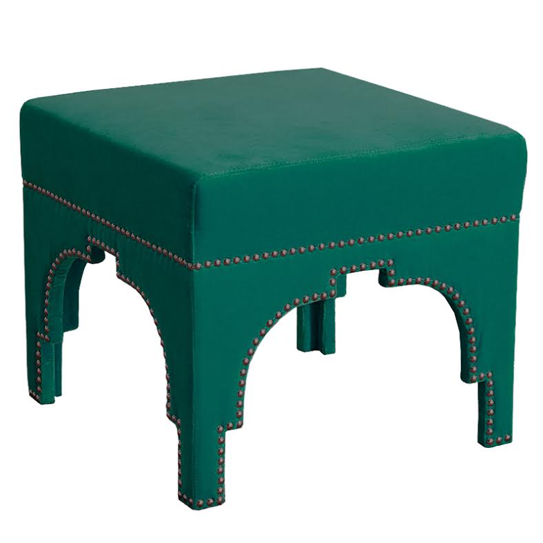 Raelynn Velvet Ottoman Изумрудный Raelynn Velvet Ottoman Изумрудный в Волгограде | Loft Concept