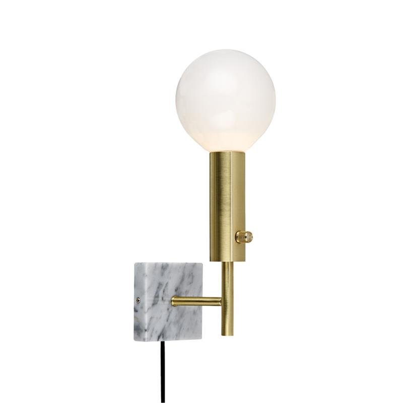 Бра Marble Top Brass Латунь Белый Бра Marble Top Brass Латунь Белый в Волгограде | Loft Concept