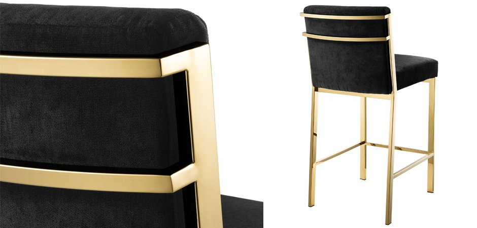 Полубарный стул Eichholtz Counter Stool Scott Gold Полубарный стул Eichholtz Counter Stool Scott Gold - Loft-Concept в Волгограде