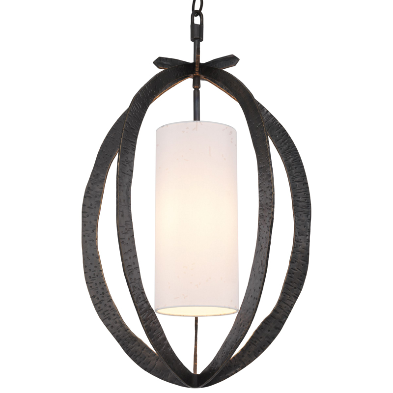 Подвесной светильник Eichholtz Chandelier Luciano bronze Темная бронза Белый Подвесной светильник Eichholtz Chandelier Luciano bronze Темная бронза Белый в Волгограде | Loft Concept