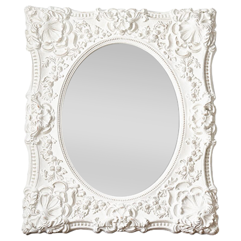 Зеркало Olivares Mirror Белый винтажная патина Зеркало Olivares Mirror Белый винтажная патина в Волгограде | Loft Concept