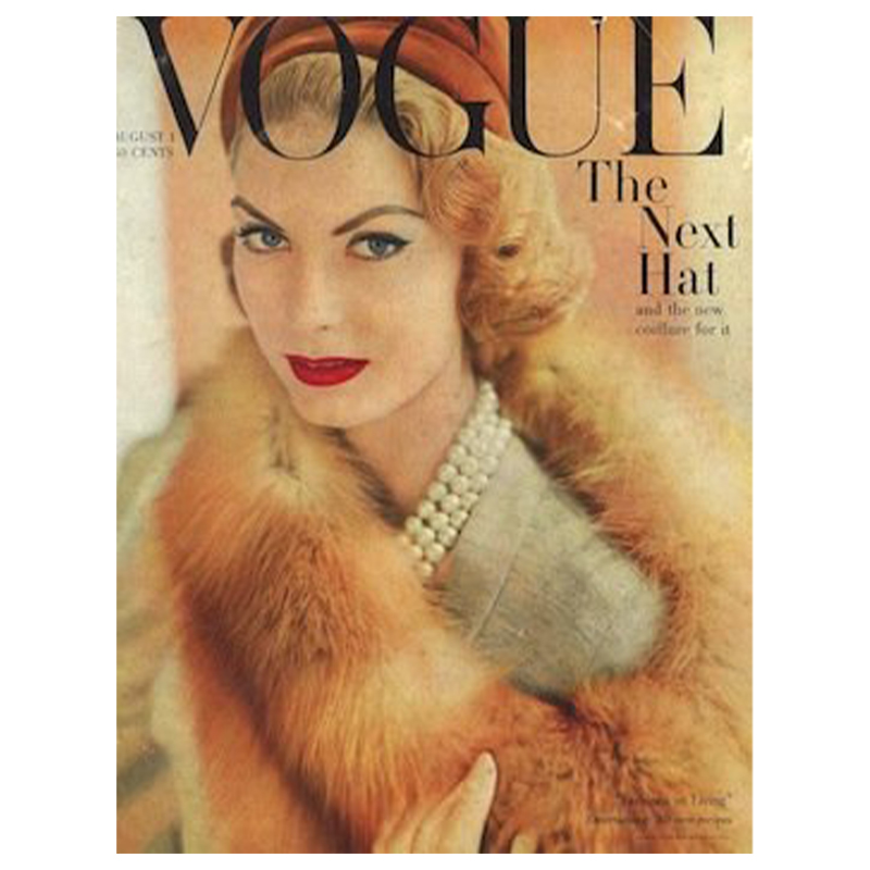 Постер Vogue Cover 1957 August Постер Vogue Cover 1957 August в Волгограде | Loft Concept