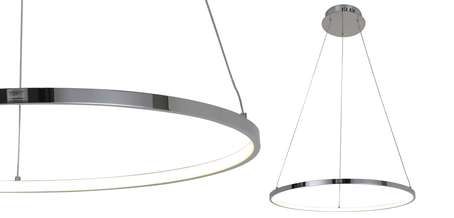 Люстра Ring Horizontal chromium 60 - фото